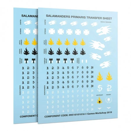 Améliorations Et Décalcomanies Primaris - Salamanders 4 Améliorations Et Décalcomanies Primaris - Salamanders – Image 2