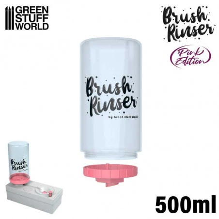 Bouteille Rose 500ml - Brush Rinser 3 Bouteille Rose 500ml - Brush Rinser