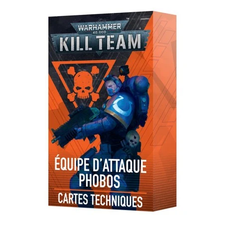 Cartes Techniques - Equipe D'Attaque Phobos (Français) 3 Cartes Techniques - Equipe D'Attaque Phobos (Français)