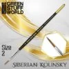 GOLD SERIES Pinceau Kolinsky Sibérien - 2 - Peintures (-20%)