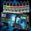 Set 8x Peintures Fluor - Peintures Fluo