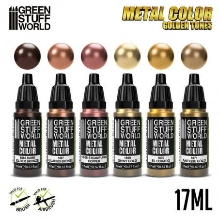 Set Metalliques Or - Peintures Métalliques (-5%) 4 Set Metalliques Or - Peintures Métalliques (-5%) – Image 2