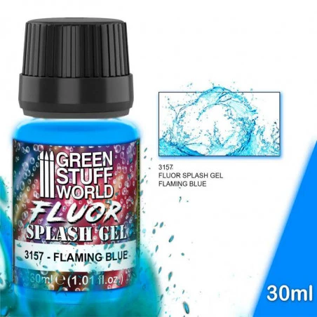 Splash Gel - Bleu Flamboyant - Peintures Effets 3 Splash Gel - Bleu Flamboyant - Peintures Effets