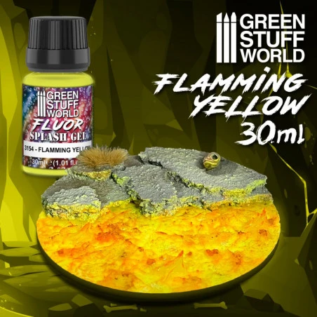 Splash Gel - Jaune Flamboyant - Peintures Effets 4 Splash Gel - Jaune Flamboyant - Peintures Effets – Image 2