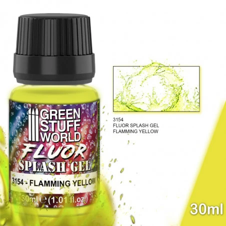 Splash Gel - Jaune Flamboyant - Peintures Effets 3 Splash Gel - Jaune Flamboyant - Peintures Effets