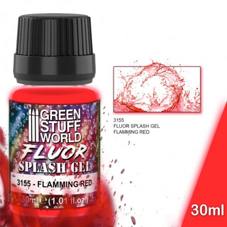 Splash Gel - Rouge Flamboyant - Peintures Effets 3 Splash Gel - Rouge Flamboyant - Peintures Effets